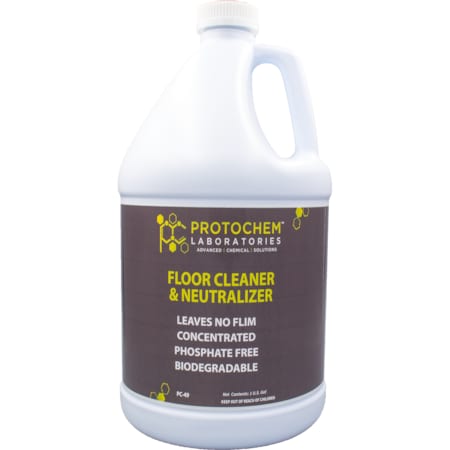 Neutral Floor Cleaner Concentrate, 1 Gal., PK4
